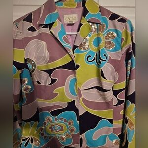 Cache Colorful Floral Women's Jacket